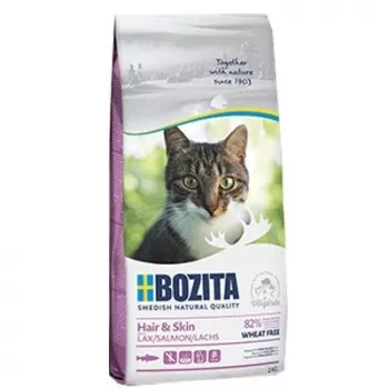 Bozita Hair & Skin bešėlis lašišos sausas kačių ėdalas 2 kg