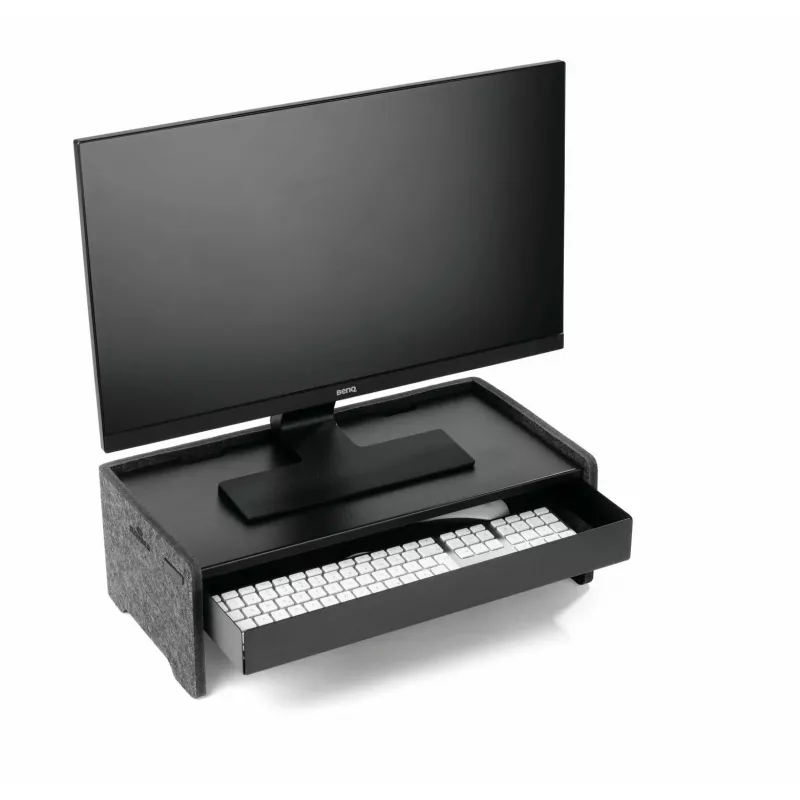 Priedas monitoriaus laikikliui Durable 508201 juodas metalinis stalčius 468 mm plotis 221 mm gylis 53 mm aukštis