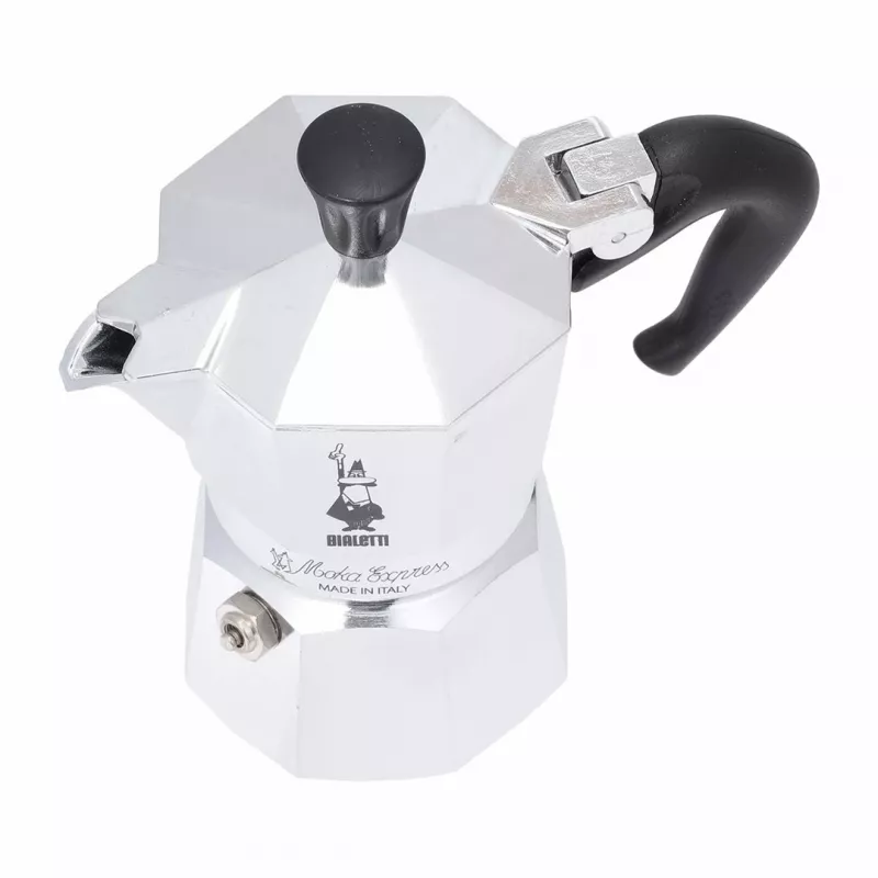 Bialetti Moka Express kavinukas 0,06 L aliuminis, juodas