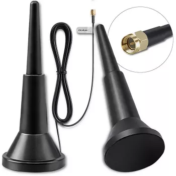 Išorinė 4G LTE antena QOLTEC 5 dBi 600–2700 MHz SMA jungtis su 3 m kabeliu