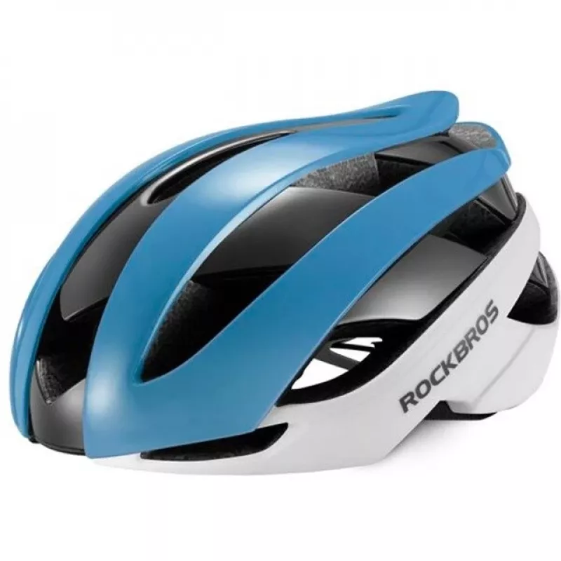 ROCKBROS reguliuojamas dviračių šalmas M 55-58 cm Mėlyna-Balta