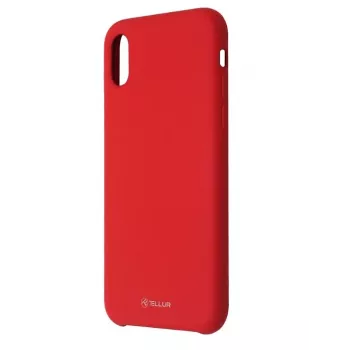 Telefono dėklas Tellur Silicone Cover, skirtas iPhone XS — raudonas