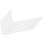 EK Water Blocks EK-Loop Hard Tube 14/10mm akrilinis, lenktas 90 laipsnių - 80cm, 6 vnt
