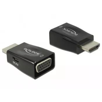 Pridėtinis adapteris DeLOCK 65902 HDMI A → VGA