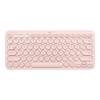 Belaidė Bluetooth klaviatūra Logitech K380 Multi-Device, rožinė, QWERTZ