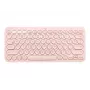 Belaidė Bluetooth klaviatūra Logitech K380 Multi-Device, rožinė, QWERTZ
