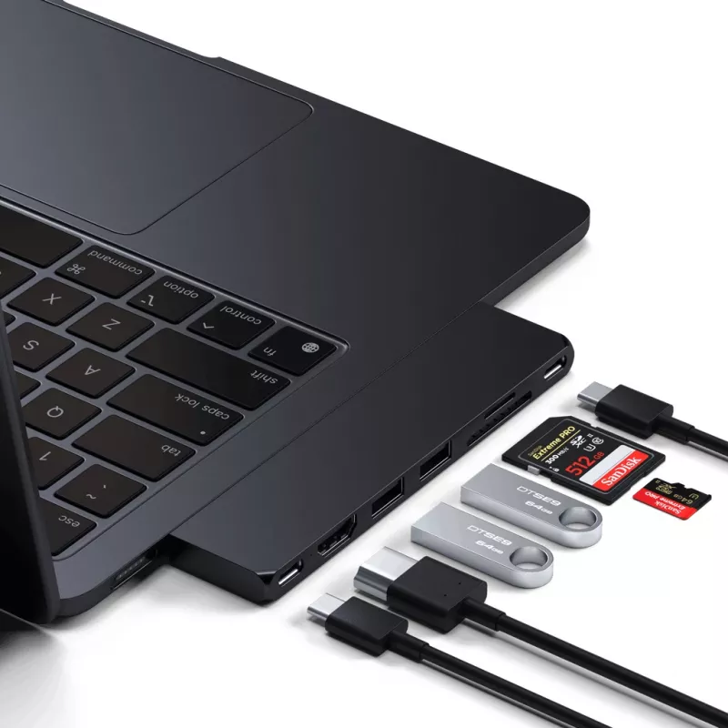 Dokavimo stotelė Satechi ST-HUCPHSD USB 3.2 Gen 2 Type-C juoda
