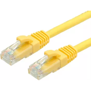 VALUE - Pataisas laidas - RJ-45 (M) į RJ-45 (M) - 1,5 m - UTP - CAT 6a - Lietas - Geltonas, RAL 1004 (21.99.1482)