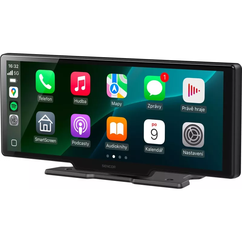 SCT M1060BWT automobilinis CarPlay ir Android Auto imtuvas