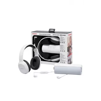 Ausinės Toshiba Wireless Audio Triple Pack HSP-3P19 White
