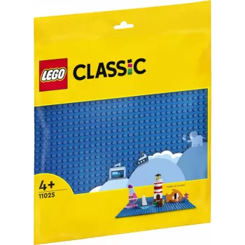 LEGO Classic statybinė plokštė 11025 – mėlyna bazinė plokštė 32×32 smeigtukai, 250×250 mm