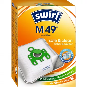 Dulkių maišelis Swirl M 49 (4 vnt.)