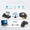 Belaidis brūkšninių kodų skaitytuvas QOLTEC 50856 – 1D ir 2D, USB, ABS korpusas, 170×62×100 mm, 203 g