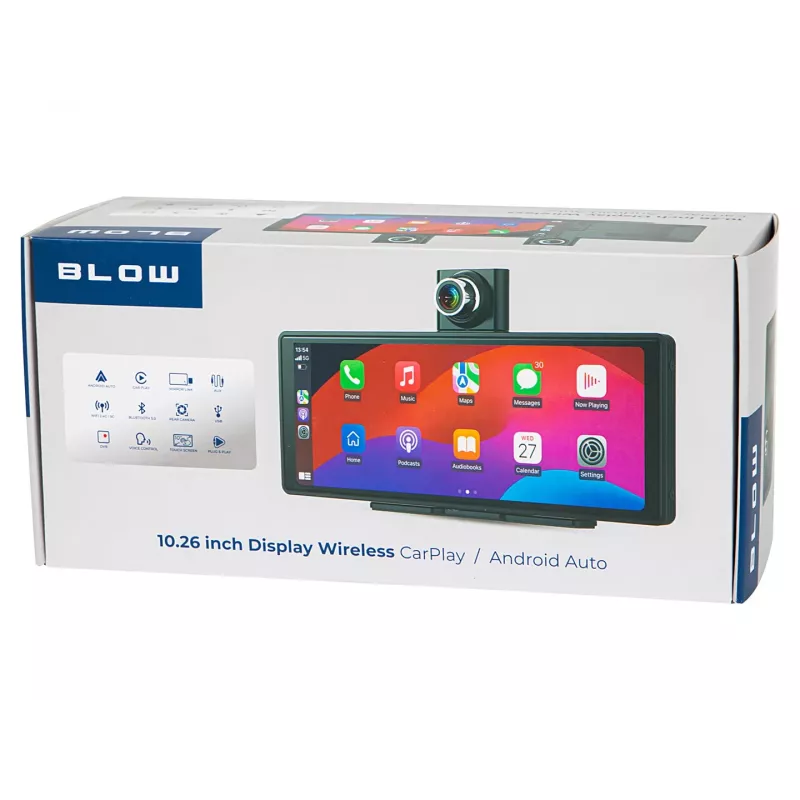 BLOW Wireless CarPlay5.0 model 78-430# – daugialypės terpės stotelė automobiliui