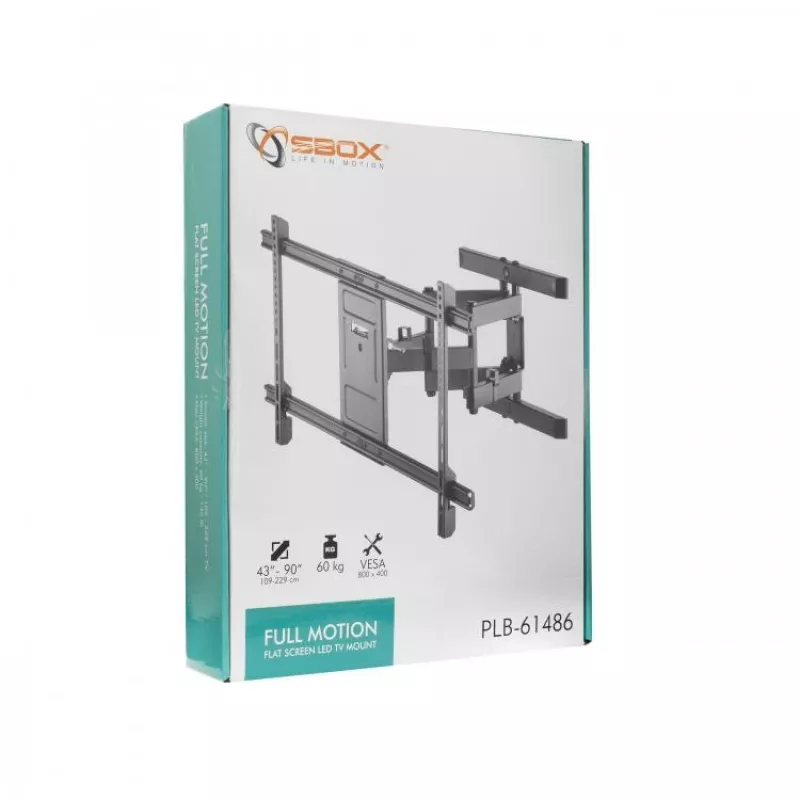 Sbox PLB-61486 TV laikiklis (43-90 col./60kg/800x400)