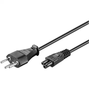 Wentronic Goobay Maitinimo laidas Šveicarija, 1,8 m, juodas - Šveicarijos kištukas (J tipas, SEV 1011) > Įrenginio lizdas C5 (93960)