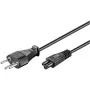 Wentronic Goobay Maitinimo laidas Šveicarija, 1,8 m, juodas - Šveicarijos kištukas (J tipas, SEV 1011) > Įrenginio lizdas C5 (93960)