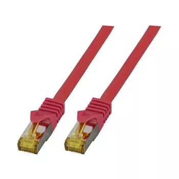 EFB-Elektronik RJ45 jungiamasis kabelis Cat.6A S/FTP LSZH Cat.7 Raw Cable raudonas 5m