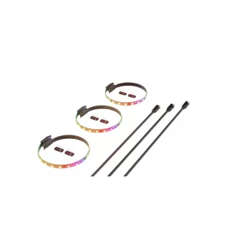 LED juosta HYTE LS10 Daugiaspalvė 12V 0.2A 0.33m 3 vnt.