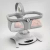 Lovutė supama Lionelo Bella Set Grey Concrete – kūdikio lovelė su supimo funkcija