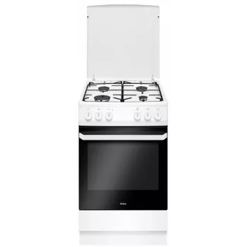 Laisvai pastatoma viryklė Amica SHM51071W balta dujinė elektrinė 4 dujinės zonos 63 L