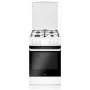 Laisvai pastatoma viryklė Amica SHM51071W balta dujinė elektrinė 4 dujinės zonos 63 L
