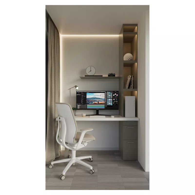 JAPANNEXT 86,4 cm JN-IPS340UWQHD60C-C65W-HS lenktas UWQHD monitorius