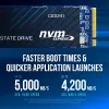 SSD PNY CS2241 M.2 NVMe PCIe 4.0 1TB — Skaitymas 5100 MB/s, Rašymas 3200 MB/s