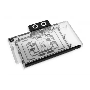 Alphacool 10269 galinė plokštė Akrilas Aliuminis Chromas Varis Nailonas Juoda 155,5x235,9x34mm