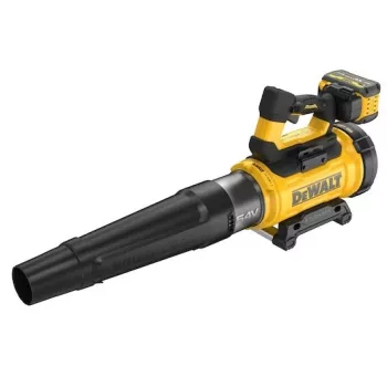 Akumuliatorinis lapų pūstuvas DeWalt DCMBL777X1-QW — bešepetėlis variklis, 21,5 m³/min, 258 km/h, 9 Ah baterija, 3 greičiai, 3,2 kg