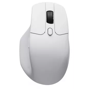 Pele Keychron M6 Dešinei Rankai RF belaidė + Bluetooth + USB-C optinė 30000 DPI balta