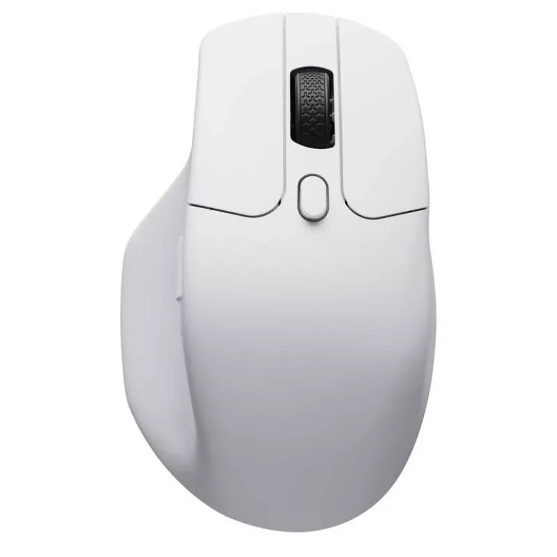 Pele Keychron M6 Dešinei Rankai RF belaidė + Bluetooth + USB-C optinė 30000 DPI balta