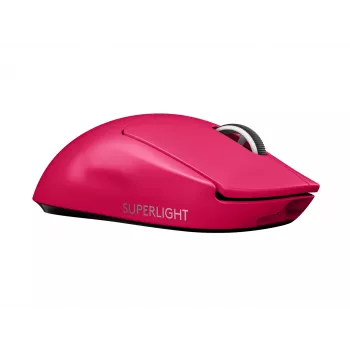Logitech PRO X SUPERLIGHT belaidė pelė MAGENTA (910-005957)
