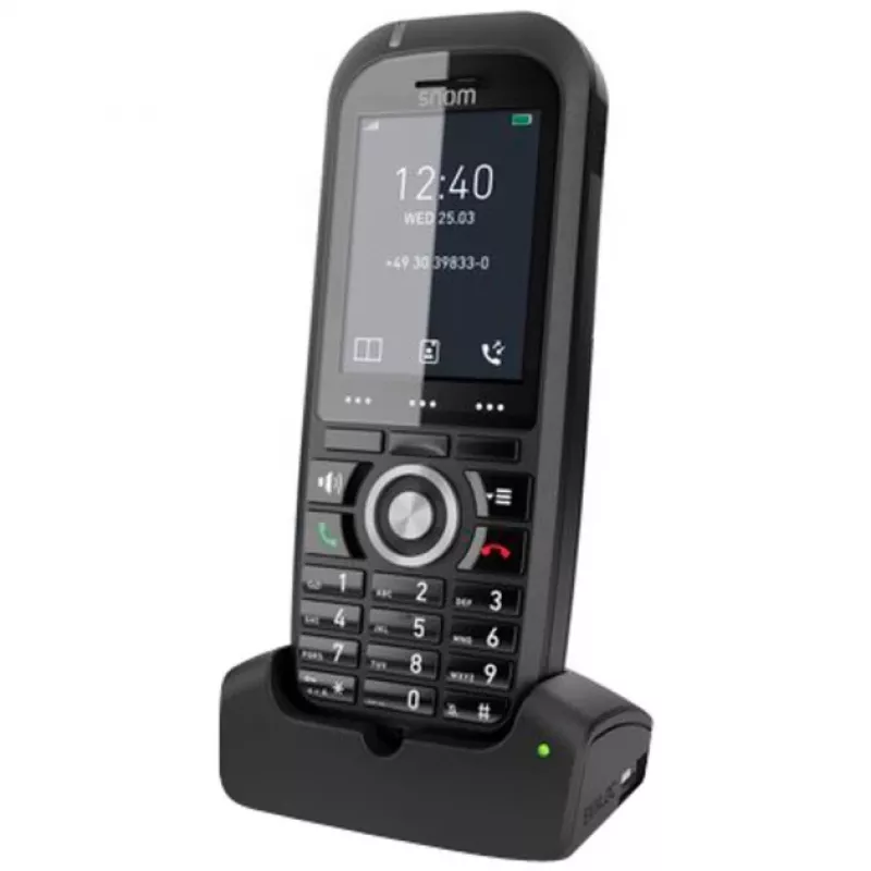 Snom M70 DECT belaidis telefono ragelis juodas