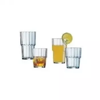 Gertuvių rinkinys Esmeyer Norvege 410-675 0,27 l skaidrus – 6 vnt.