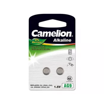 Baterija CAMELION AG9 (šarminė) – 2 vnt. mažai elektronikai, modelis 12050209