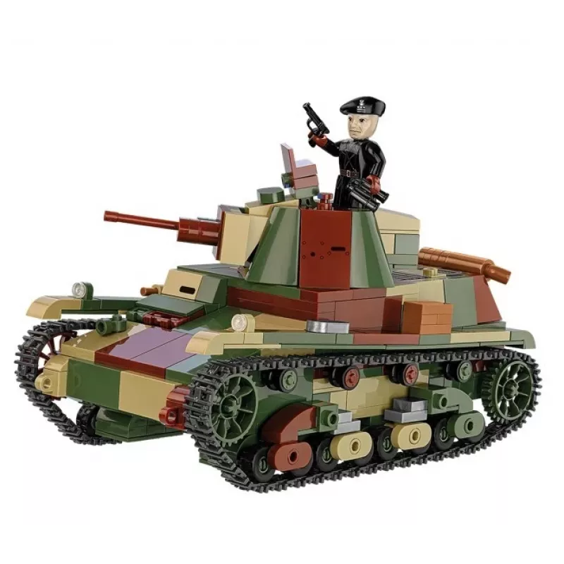 Cobi Konstrukciniai Blokeliai Lengvasis Tankas 7TP modelis, 669 detalių, COBI-2661