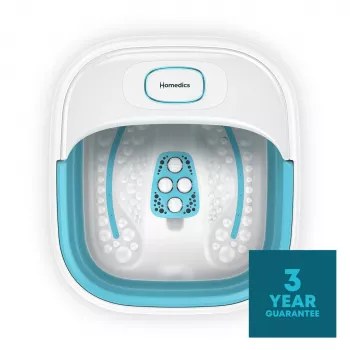 Pėdų vonelė HoMedics FB-70BL-EB – sulankstoma kompaktiška pėdų vonelė namų naudojimui