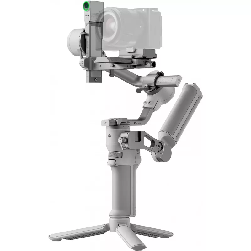 Gimbalinis stabilizatorius DJI RS 4 Mini Combo – kompaktiškas, lengvas rankinis stabilizatorius veidrodiniams fotoaparatams