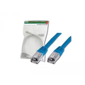 Tinklo kabelis Digitus CAT 5e SF/UTP Patch Cord RJ45 3m mėlynas