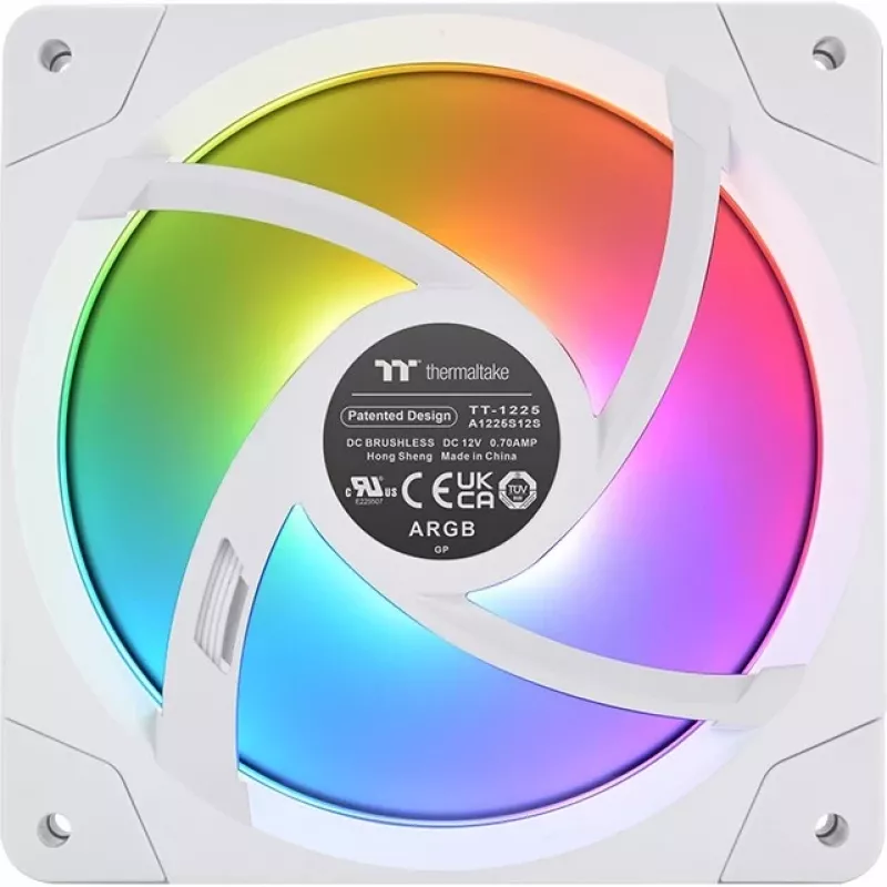 Thermaltake SWAFAN EX14 ARGB Sync korpuso aušinimo ventiliatoriai, 3 vnt. pakuotė, balti, TT Premium Edition, 140 mm