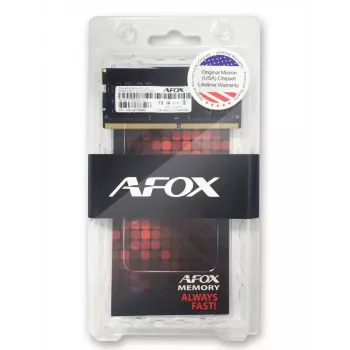 Nešiojamojo kompiuterio atmintis SODIMM DDR4 8GB 2400MHz AFOX AFSD48EK1P 260 kontaktų SO-DIMM 1.2V