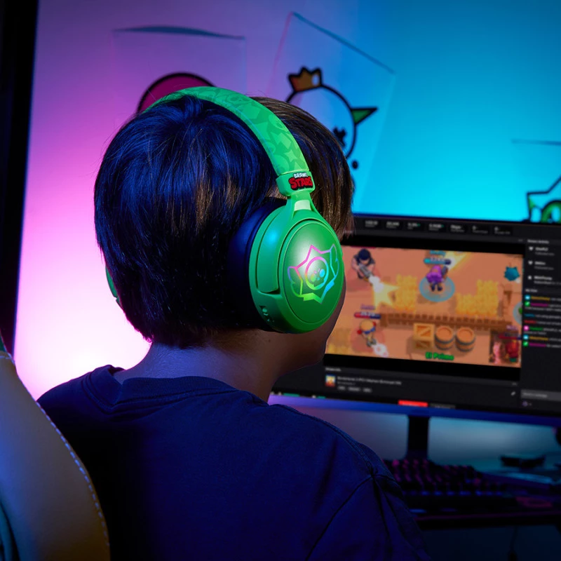 Belaidis žaidimų ausinių komplektas Subsonic Brawl Stars Skull