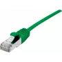 Tinklo kabelis Dexlan 858715 0,5 m Cat6a S/FTP Žalias