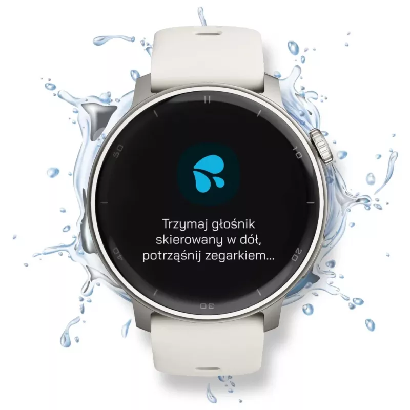 Išmanusis laikrodis Stelio Activ GPS 46mm sidabrinis STSWA101SR, GPS, 46 mm korpusas