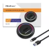 Qoltec 52275 M.2 SSD diskų dokavimo stotis, SATA/NVMe, USB-C