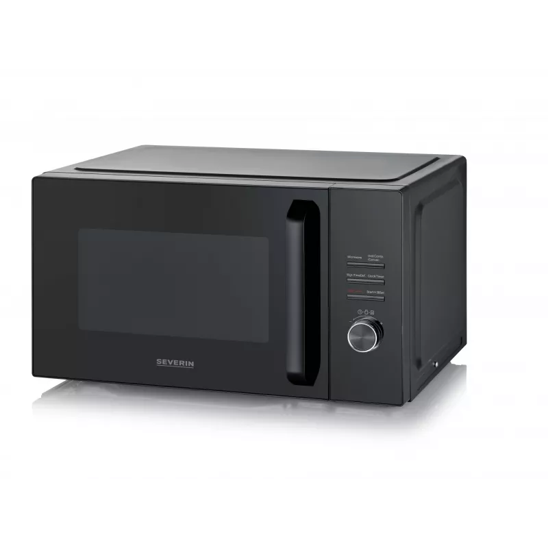 Kombinuota mikrobangų krosnelė SEVERIN MW 7798, ant stalviršio, 29 L, 900 W, juoda, 315 mm besisukantis padėklas