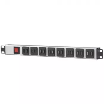 Intellinet 19 colių stovo USB-A maitinimo skirstytuvas 16 prievadų (CEE 7/7), su apsauga nuo perkrovos, 2,1 A vienam moduliui, 2 m laidas (Euro 2 kontaktų kištukas)