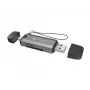 Kortelių skaitytuvas Natec Scarab 3 USB A/C SD/MICRO USB 3