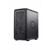 PC Midi Tower Cooler Master MasterFrame 500 Mesh — Juodas su permatomu šonu, palaiko ATX/EATX, 2x200mm priekyje, 1x120mm gale